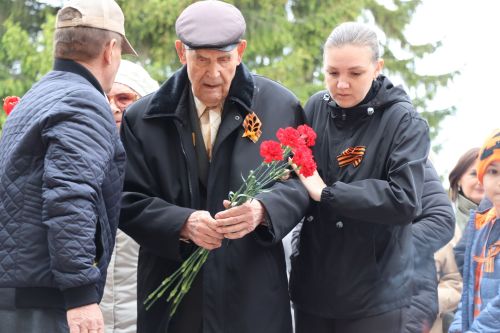 В Тетюшах прошел торжественный митинг ко Дню Победы