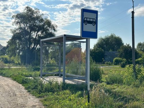 В Тетюшах появились новые автобусные остановки