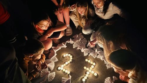 В детском лагере «Чайка» прошла акция «Свеча памяти»