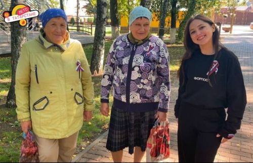 В Тетюшах форпостовцы провели акцию «Цвета Родины»