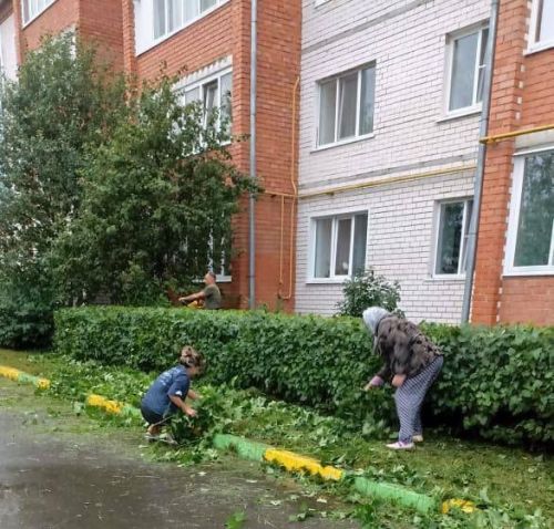 Тетюшане благоустроили свой двор