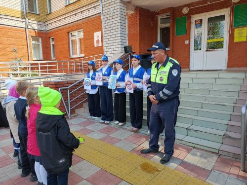 Тетюшских первоклассников посвятили в пешеходы