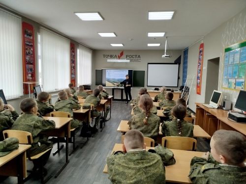 Тетюшские кадеты встретились с представителем природного заказника