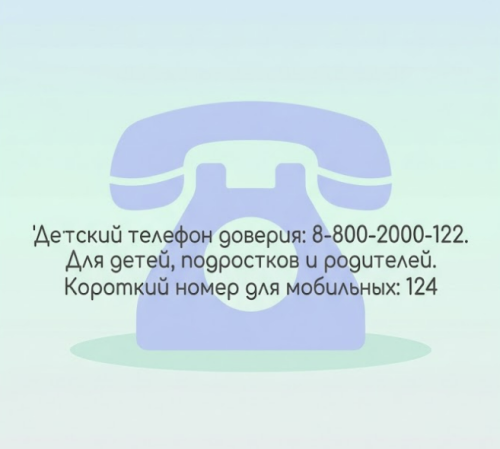 В Нармонской школе Тетюшского района напомнили о работе Детского телефона доверия