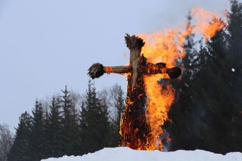 Как в Тетюшах провожали Зиму