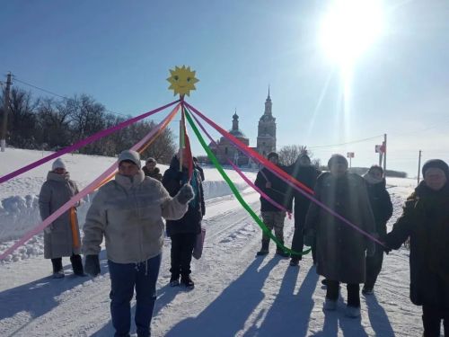 Масленица в селе Ямбухтино Тетюшского района