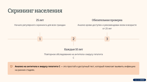 Неделя по борьбе с гепатитом С