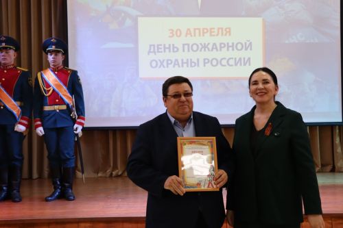 В Тетюшах прошли торжества ко Дню пожарной охраны России