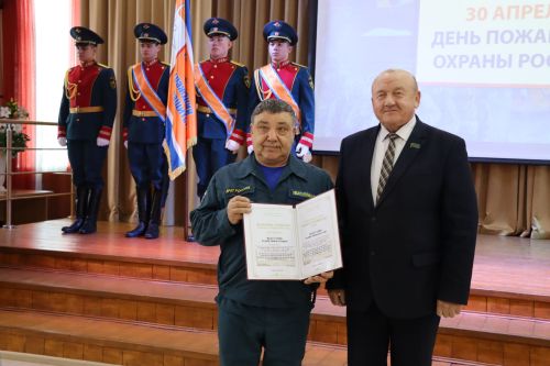 В Тетюшах прошли торжества ко Дню пожарной охраны России