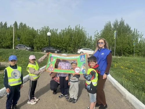 В детском саду «Колосок» прошла акция «Ребёнок - главный пассажир»