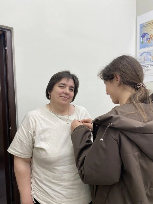 В Алабердинской СОШ продолжается акция «Георгиевская ленточка»