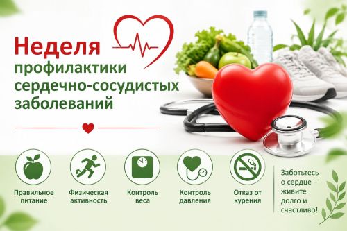 Неделя профилактики сердечно‑сосудистых заболеваний