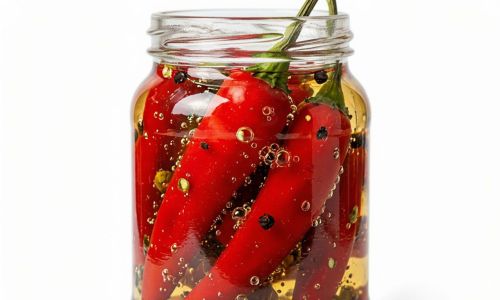 Балда маринадланган әче борыч