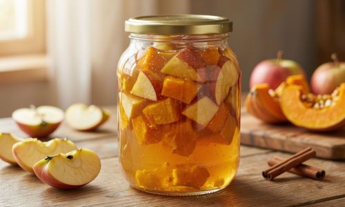 Готовим варенье из яблок и тыквы
