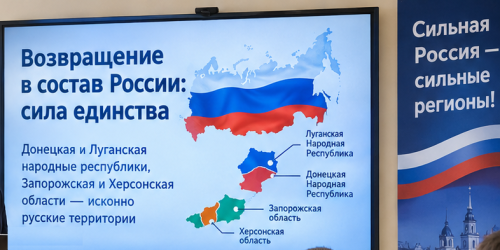 Тетюшские кадеты отметили День воссоединения новых регионов с Россией