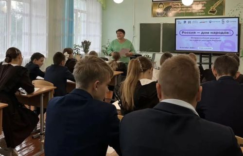 Тетюшские школьники и педагоги приняли участие во Всероссийском диктанте