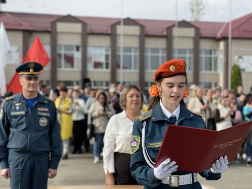 Курсанты приняли присягу