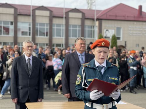 Курсанты приняли присягу