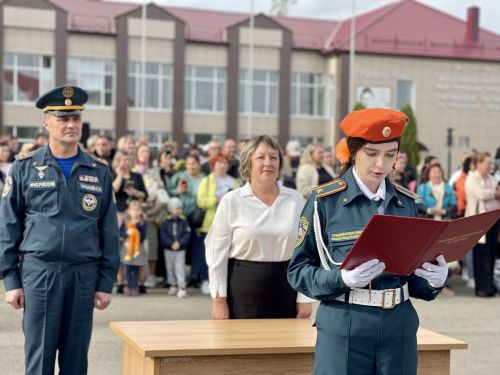 Курсанты приняли присягу