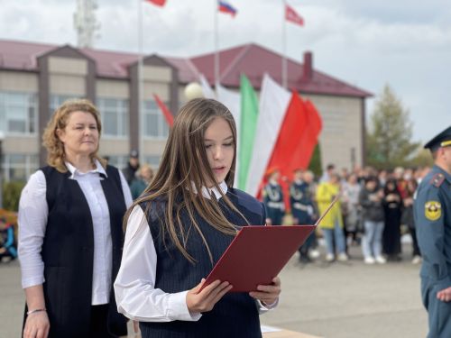 Курсанты приняли присягу