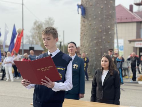 Курсанты приняли присягу