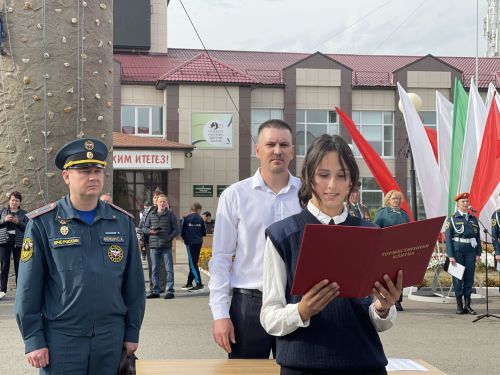 Курсанты приняли присягу