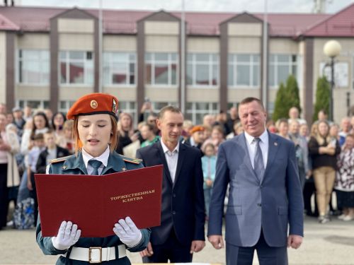 Курсанты приняли присягу