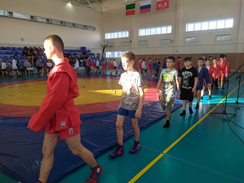 В Тетюшах проходят соревнования по самбо