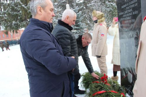 В Тетюшах состоялся торжественный митинг  «Афганистан! Живых и павших помним...»