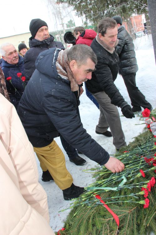 В Тетюшах состоялся торжественный митинг  «Афганистан! Живых и павших помним...»