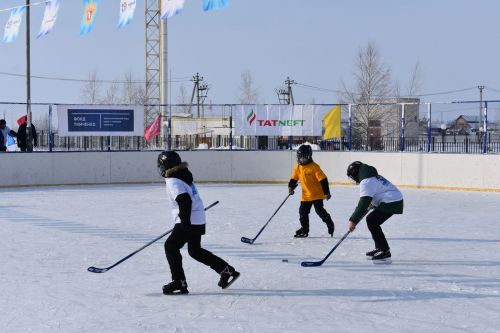 Спортивный фестиваль «Люблю папу, маму и хоккей»