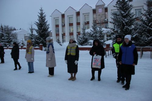 Мероприятие «Стань заметней – засветись!» в Тетюшах