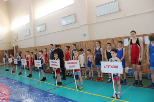 В Тетюшах проходит Открытый республиканский турнир по вольной борьбе среди юношей и девушек