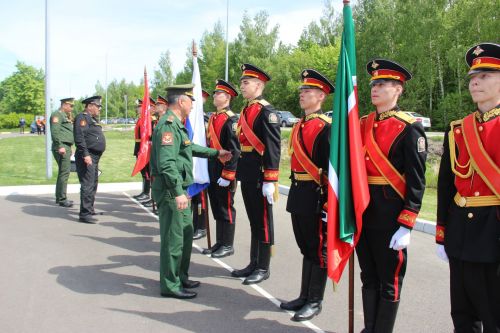 В Тетюшах состоялся первый Республиканский смотр-конкурс Знаменных групп и Почетных караулов