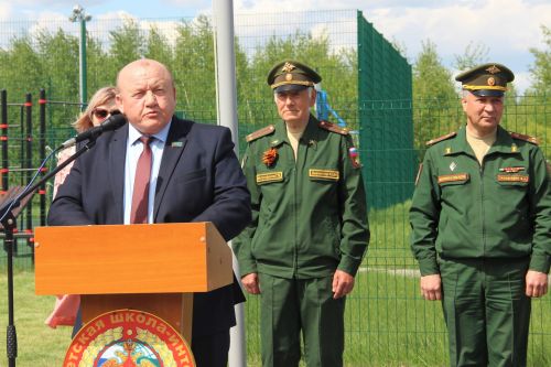 В Тетюшах состоялся первый Республиканский смотр-конкурс Знаменных групп и Почетных караулов