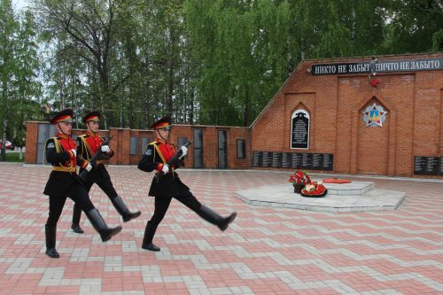 В Тетюшах состоялся первый Республиканский смотр-конкурс Знаменных групп и Почетных караулов