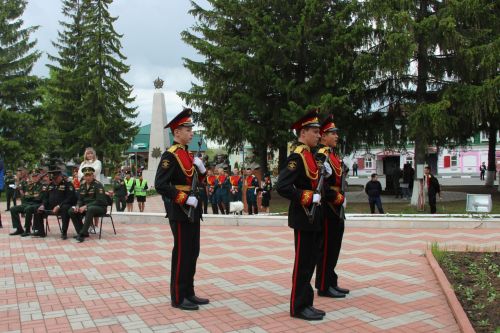 В Тетюшах состоялся первый Республиканский смотр-конкурс Знаменных групп и Почетных караулов