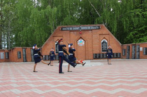 В Тетюшах состоялся первый Республиканский смотр-конкурс Знаменных групп и Почетных караулов