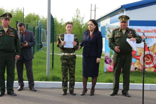 В Тетюшах прошла военно-спортивная игра "Зарница"