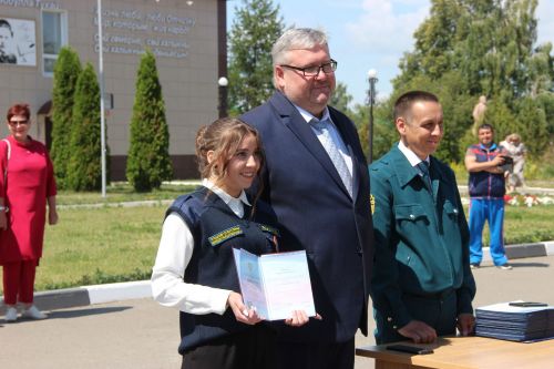 В Тетюшском государственном колледже гражданской защиты прошло торжественное вручение дипломов