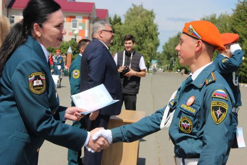 В Тетюшском государственном колледже гражданской защиты прошло торжественное вручение дипломов