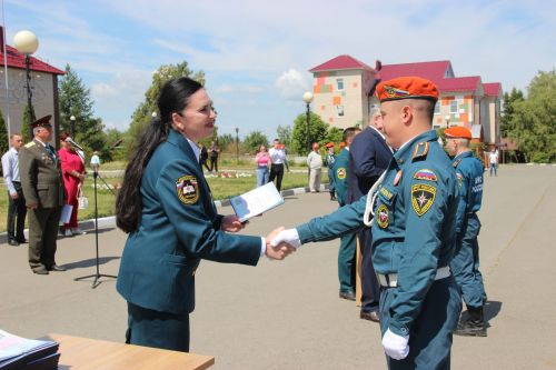 В Тетюшском государственном колледже гражданской защиты прошло торжественное вручение дипломов