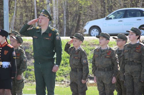 В Тетюши приехали кадеты из Ханты-Мансийского автономного округа
