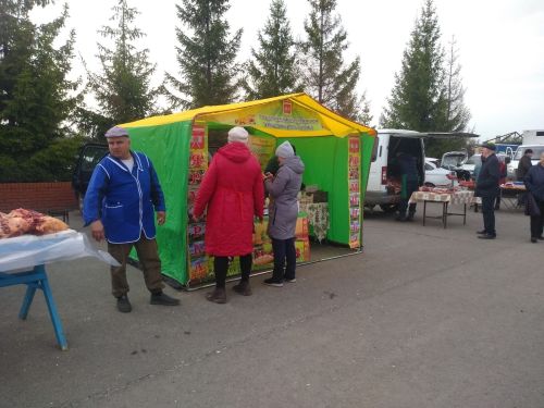 В Тетюшах на площади РДК состоялась сельхозярмарка