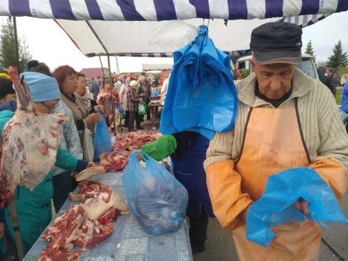 В Тетюшах на площади РДК состоялась сельхозярмарка