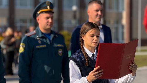 В колледже приняли присягу!