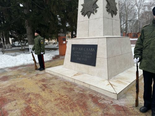 В Тетюшах состоялся торжественный митинг «Вечный огонь Сталинграда»