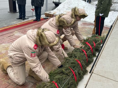 В Тетюшах состоялся торжественный митинг «Вечный огонь Сталинграда»