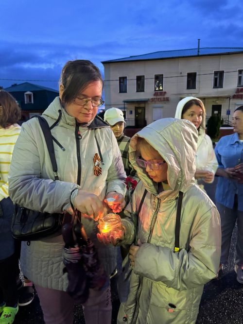 В Тетюшах прошла Всероссийская акция "Свеча Памяти"