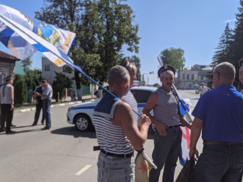 В Тетюшах прошел митинг , посвященный Дню Военно-­морского флота РФ
